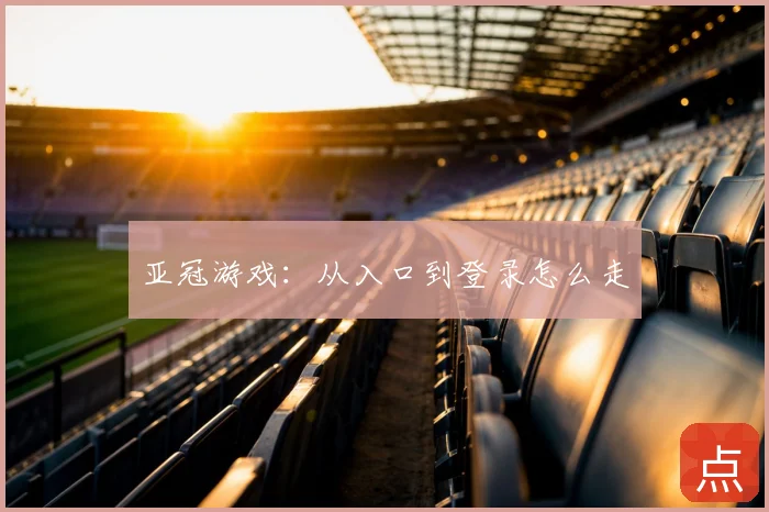 亚冠游戏：从入口到登录怎么走